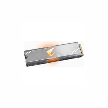 Gigabyte 512 GB Gigabyte Festplatte Aorus RGB SSD m2 interne Gaming-SSD