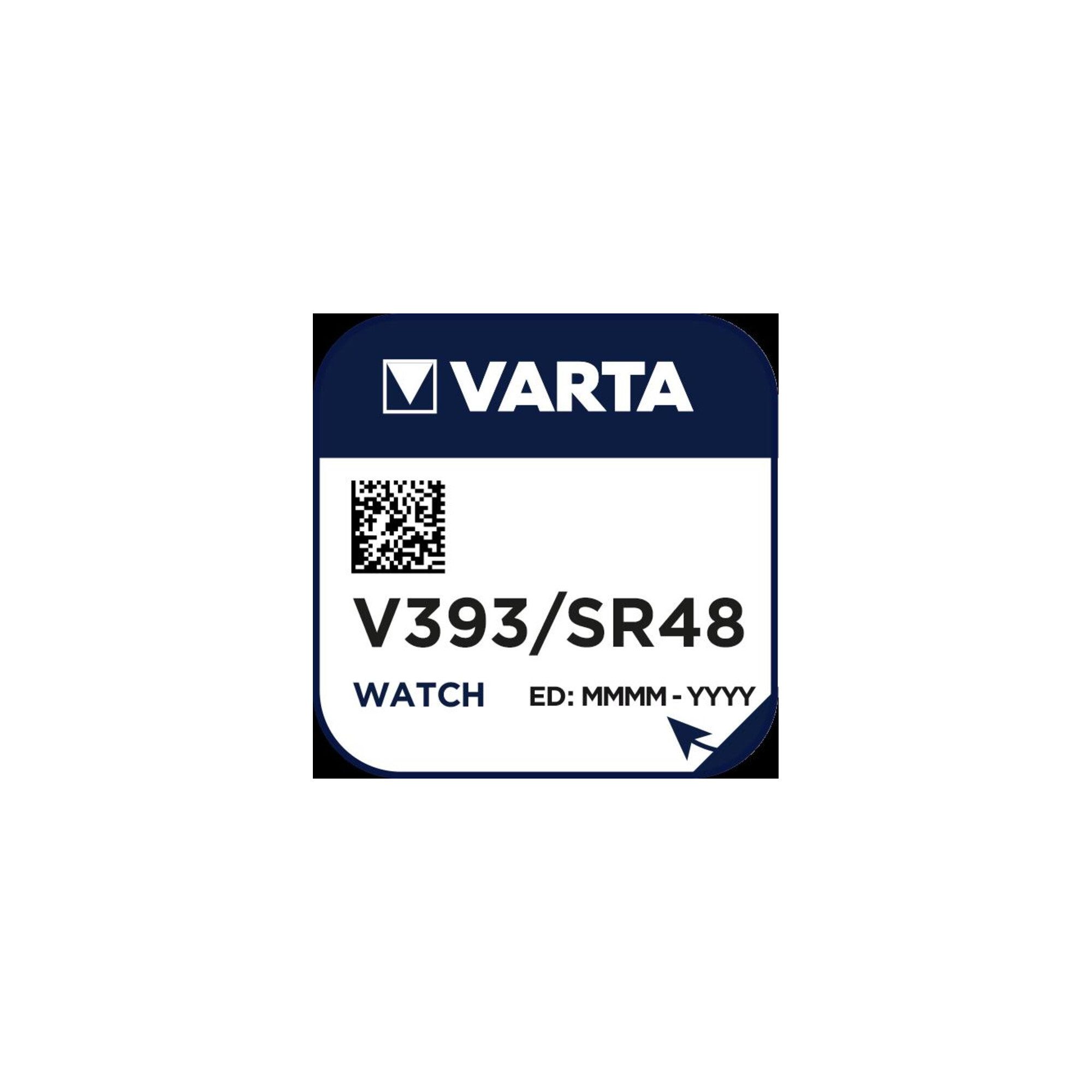 VARTA Varta Cons.Varta Uhren-Batterie 1,55V/77mAh/Silber V 393 Stk.1 Batterie