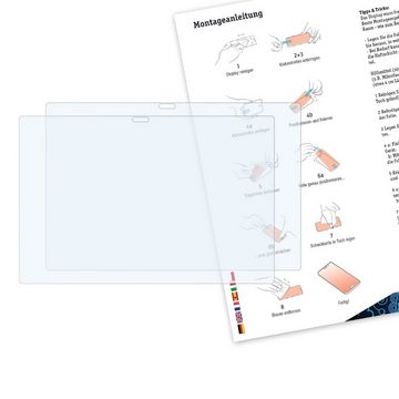 Bruni Schutzfolie Glasklare Displayschutzfolie für Archos T101 4G, (2 Folien), praktisch unsichtbar