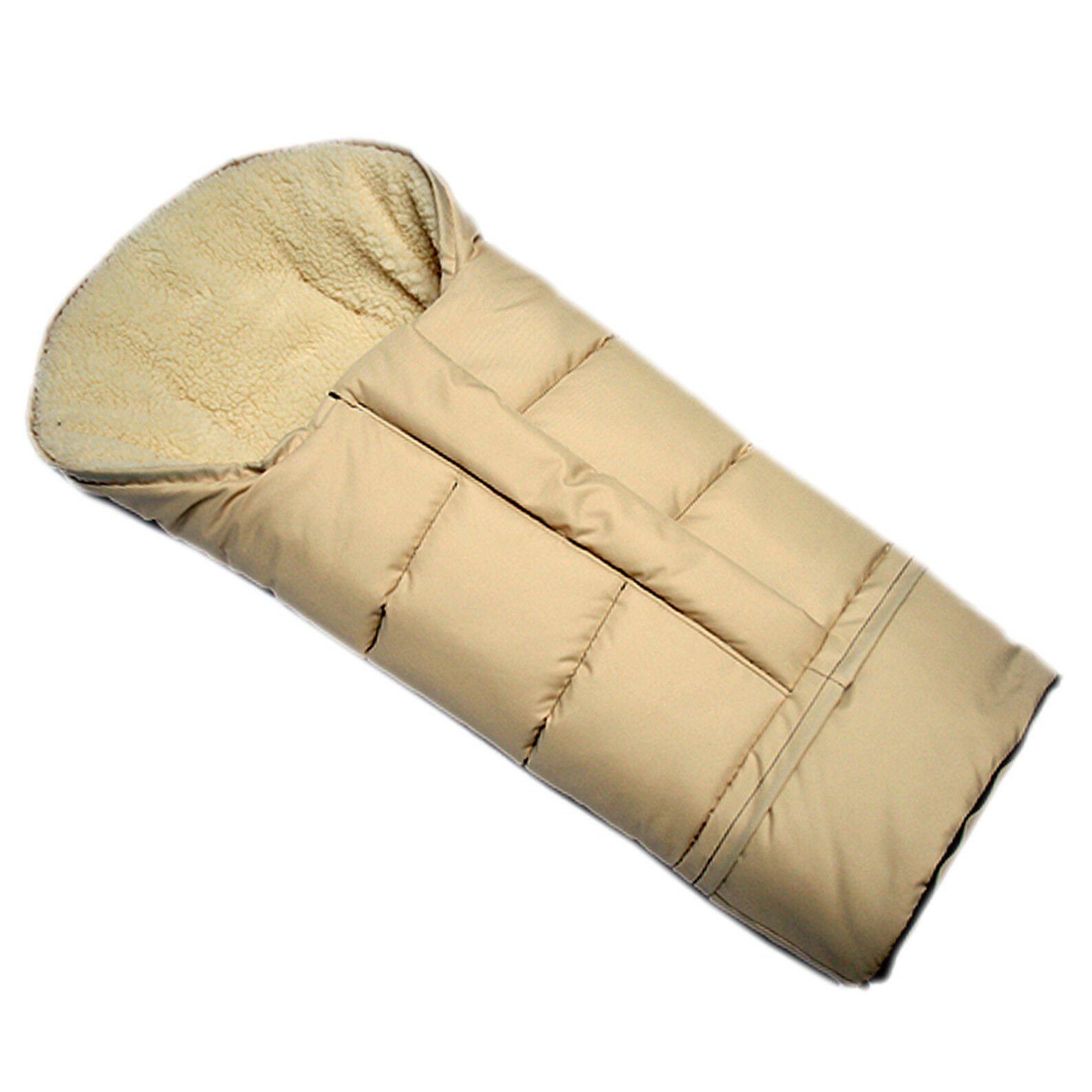 BambiniWelt by Rafael K. Fußsack Winterfußsack Fußsack für Kinderwagen Buggy mumienform Wolle UNI