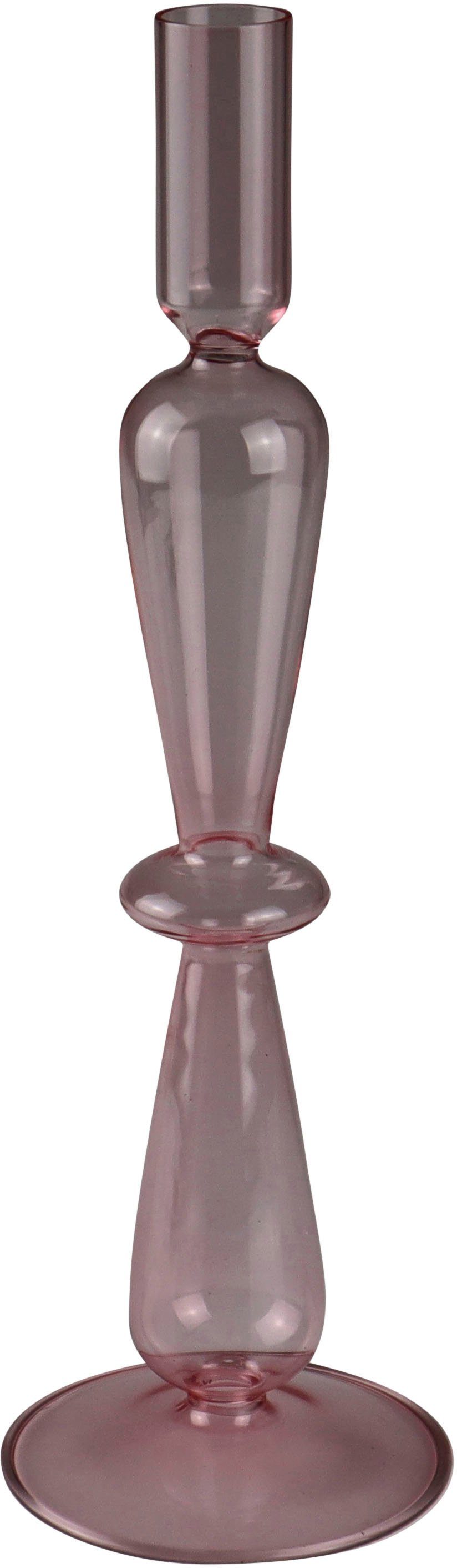Kerzenhalter Stabkerzenhalter aus Glas