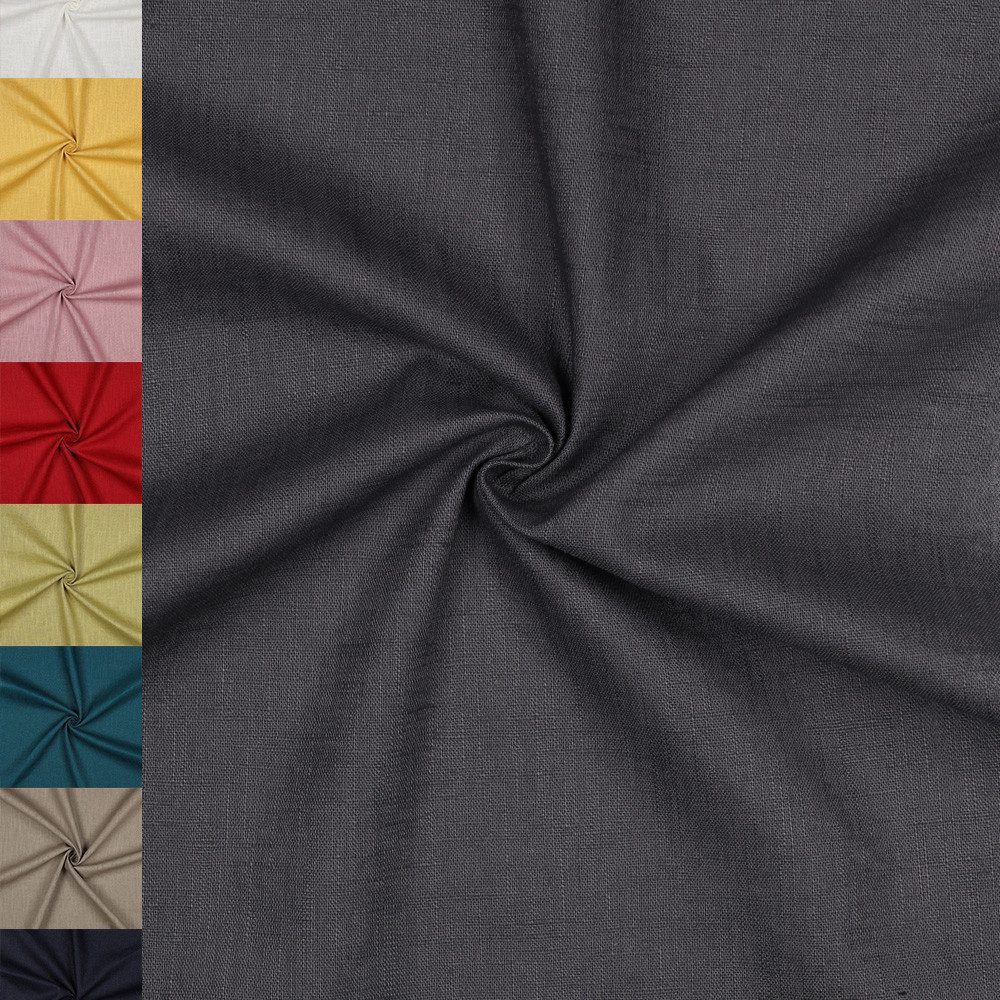 MAGAM-Stoffe Stoff "Julia", Leinenstoff aus 100% Leinen ÖKO-TEX Meterware ab 50cm