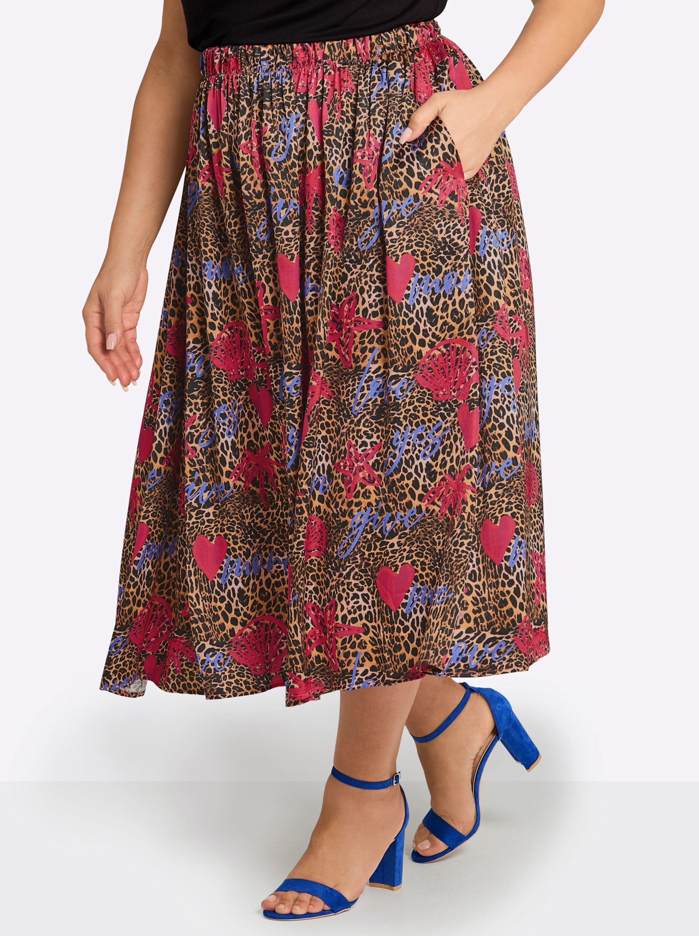 Sheego A-Linien-Rock Rock .