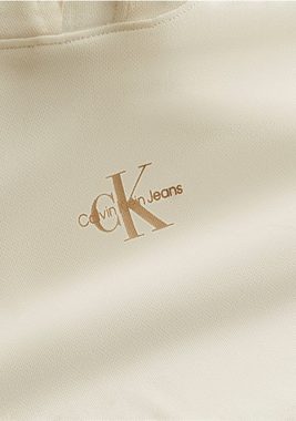Calvin Klein Jeans Kapuzensweatshirt MICRO MONOLOGO HOODIE (1-tlg) mit Bio Baumwollanteil