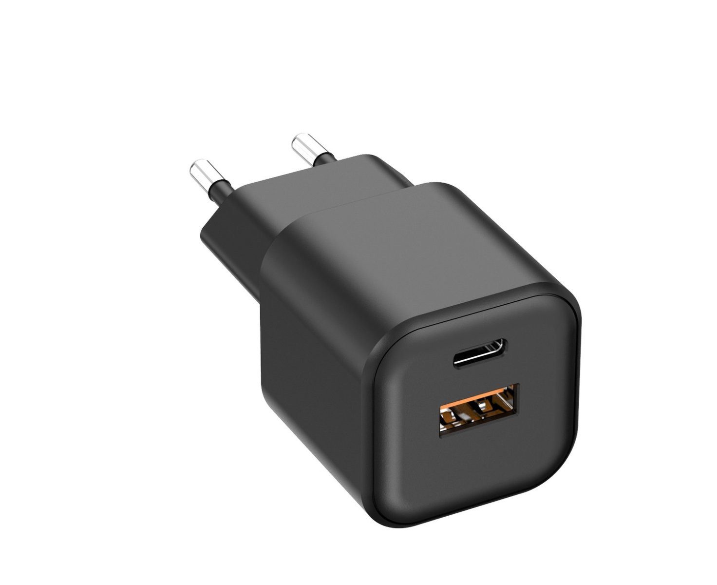 Setty Setty Wandladegerät USB-A + USB-C 35W LSGaN-AC-351 schwarz Smartphone-Ladegerät