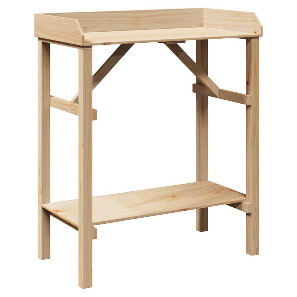 vidaXL Blumenständer Pflanzenständer Beige 75 x günstig online kaufen
