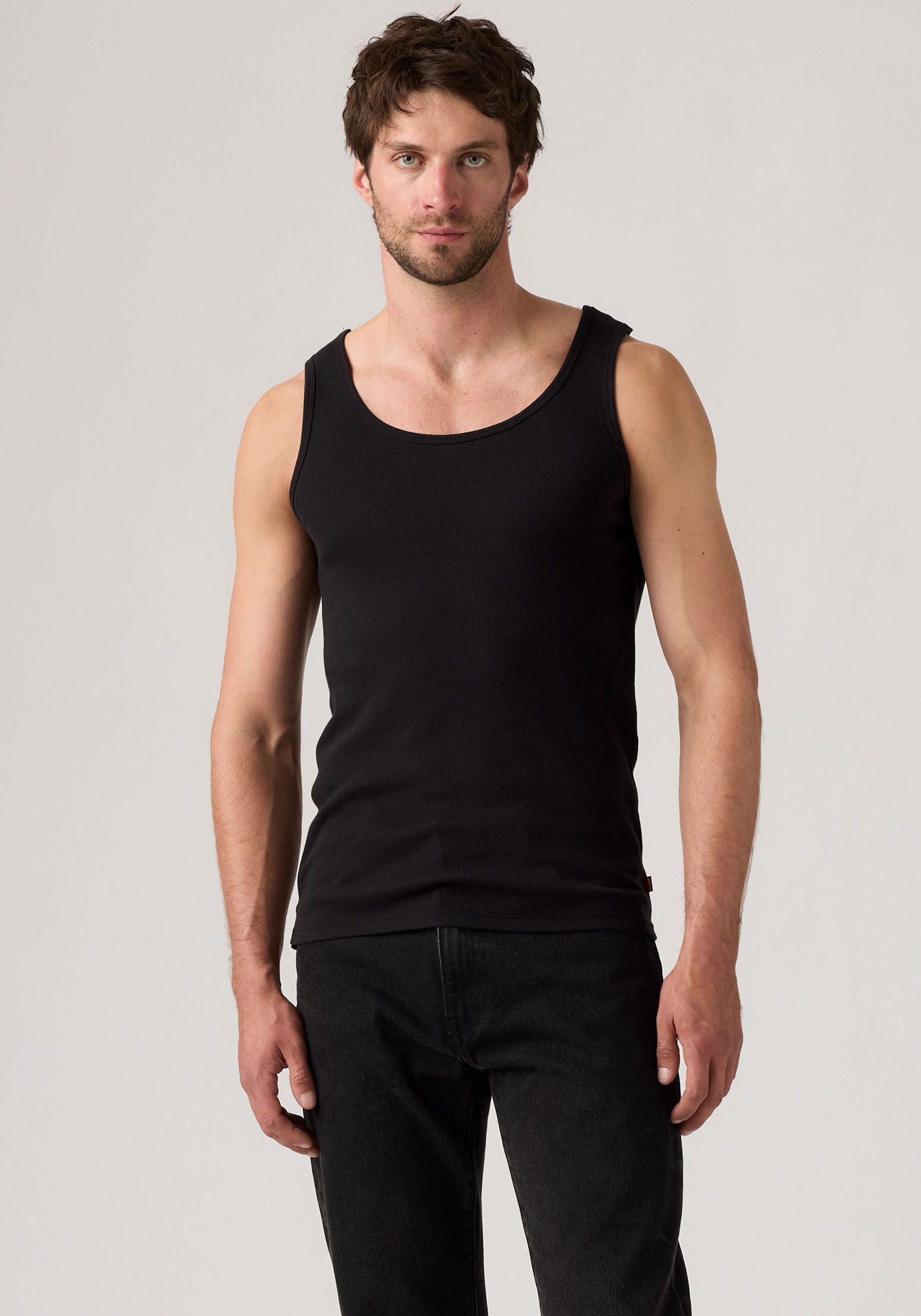 Levi's® Ripptanktop Pride Rib Tank - 2 Pack (Packung, 2-tlg., 2er) in Schwarz und Weiß