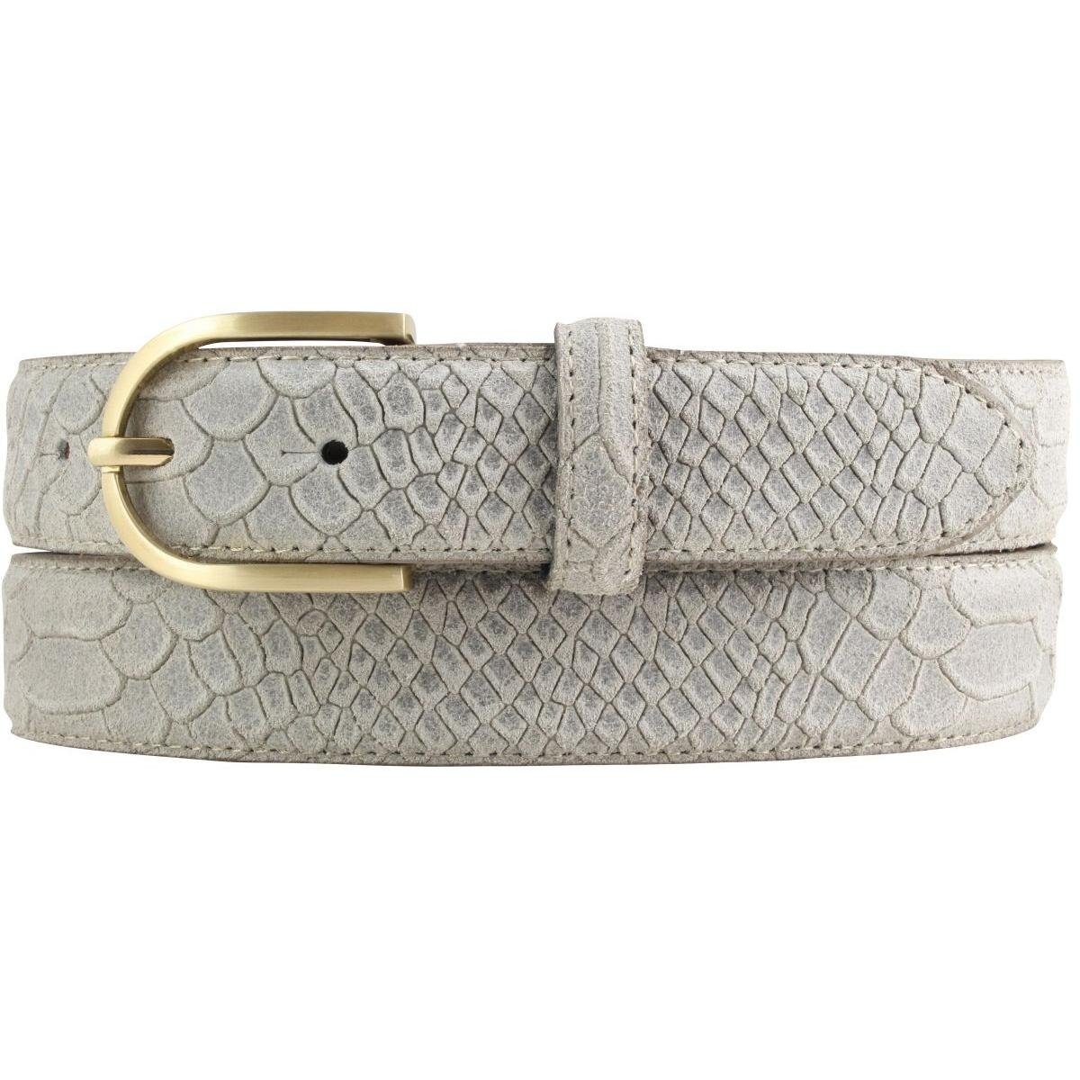BELTINGER Ledergürtel Damen-Gürtel mit Pythonprägung und günstig online kaufen