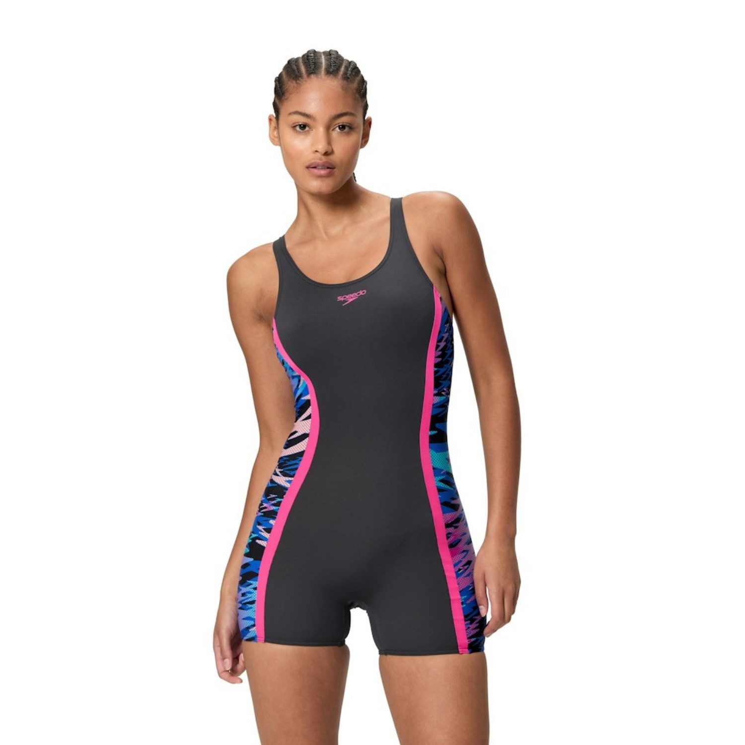 Speedo Badeanzug Hyperboom Legsuit mit langem Bein