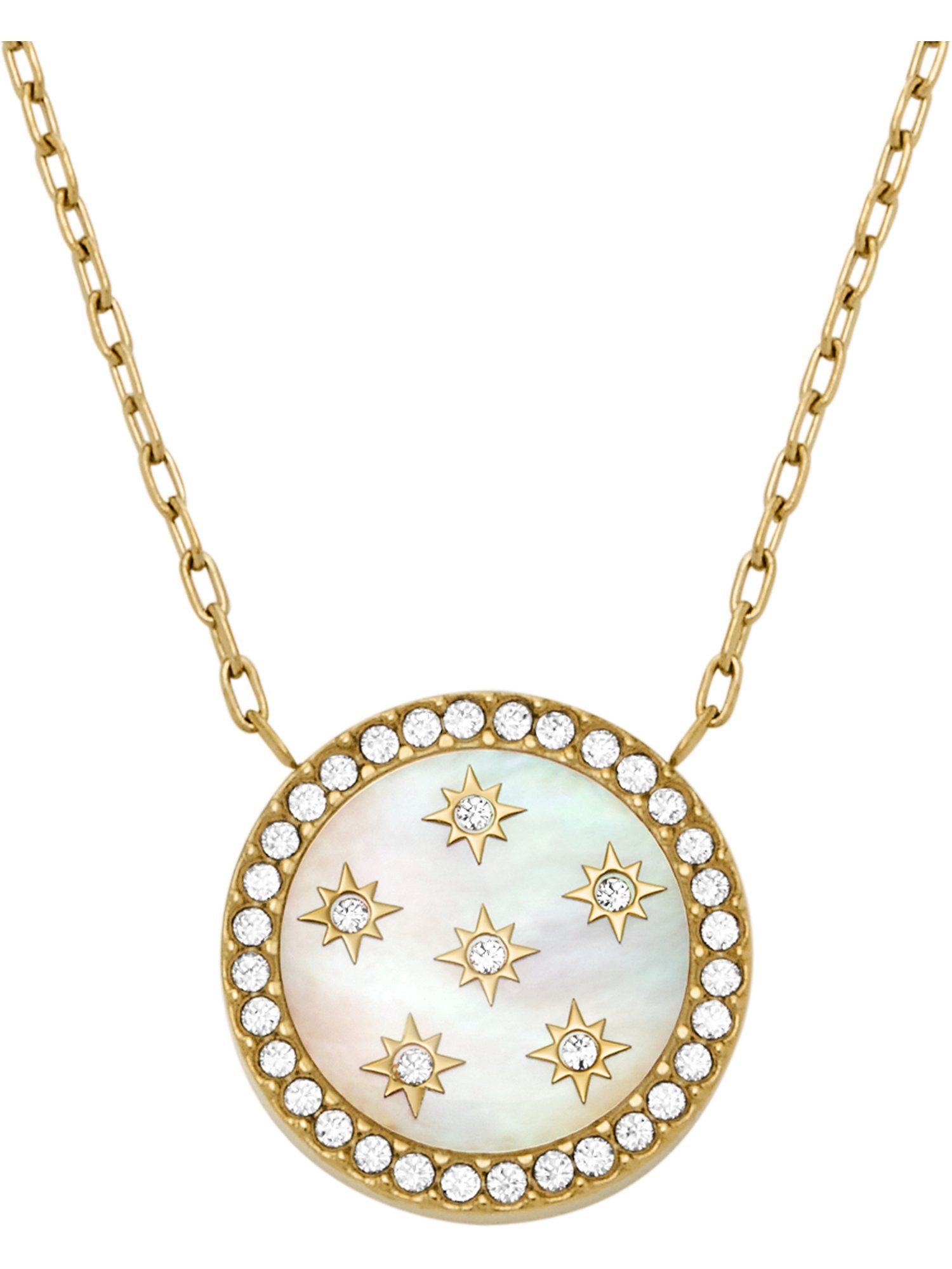 Fossil Collier Fossil Damen-Kette Edelst...
