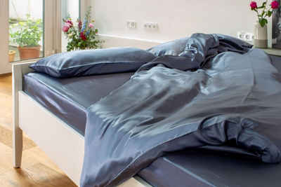 Bettbezug »Seiden-Bettbezug aus Maulbeerseide, Blue«, orignee, 100% Seide. Hypoallergen und schlaffördernd