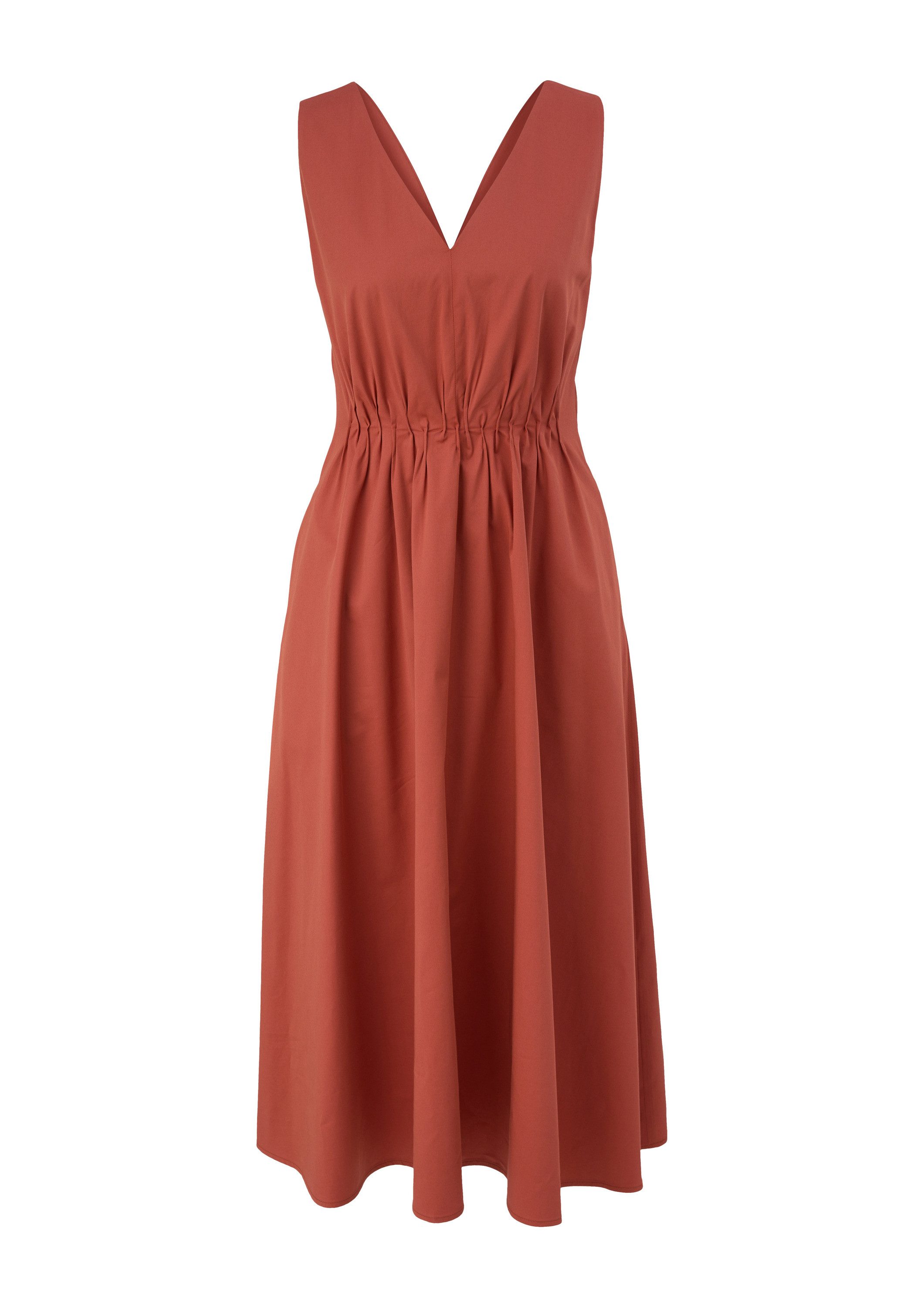 s.Oliver Midikleid Kleid Kleid mit Viskose
