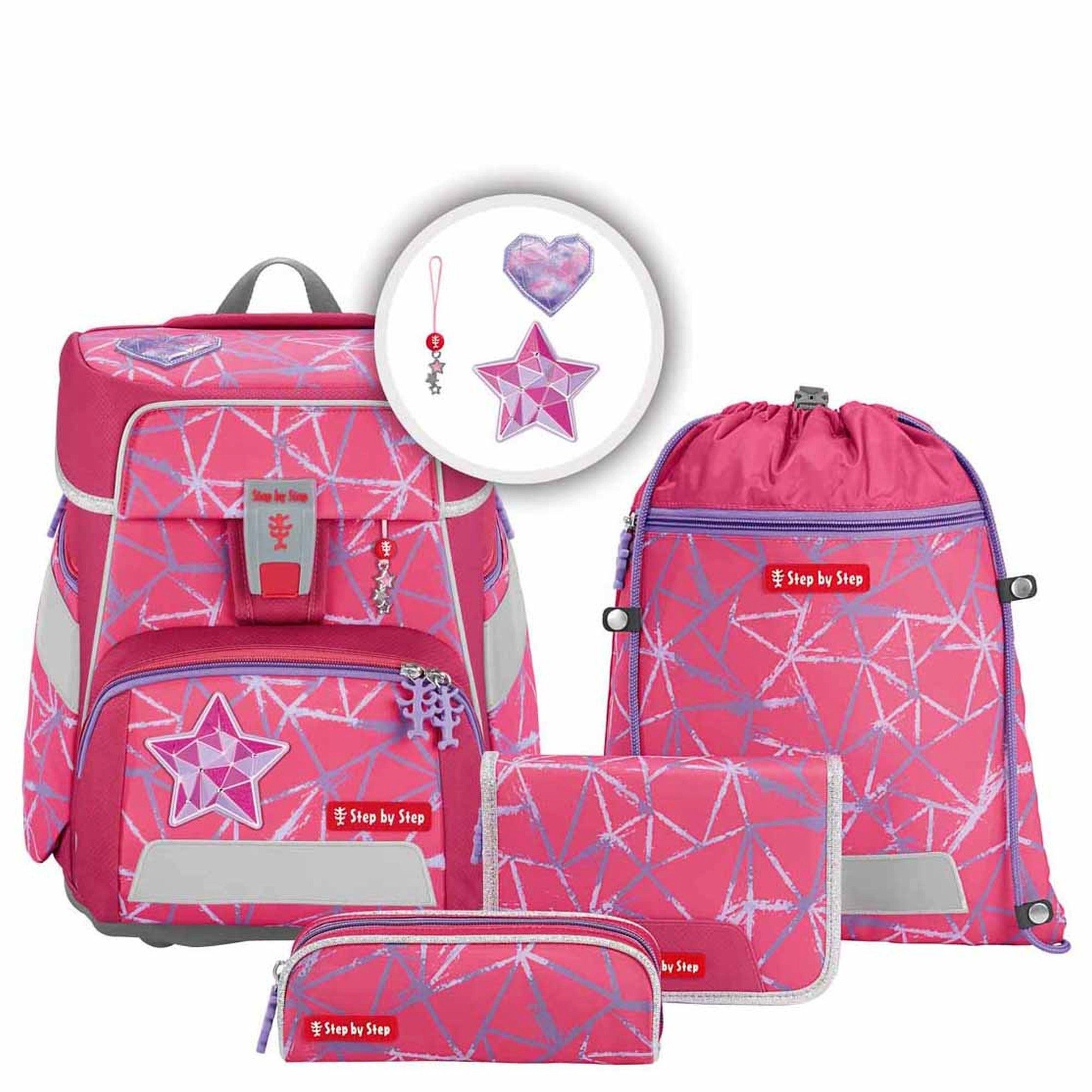Schulranzen Space - Schulranzen Set 5tlg. (Star Stella)