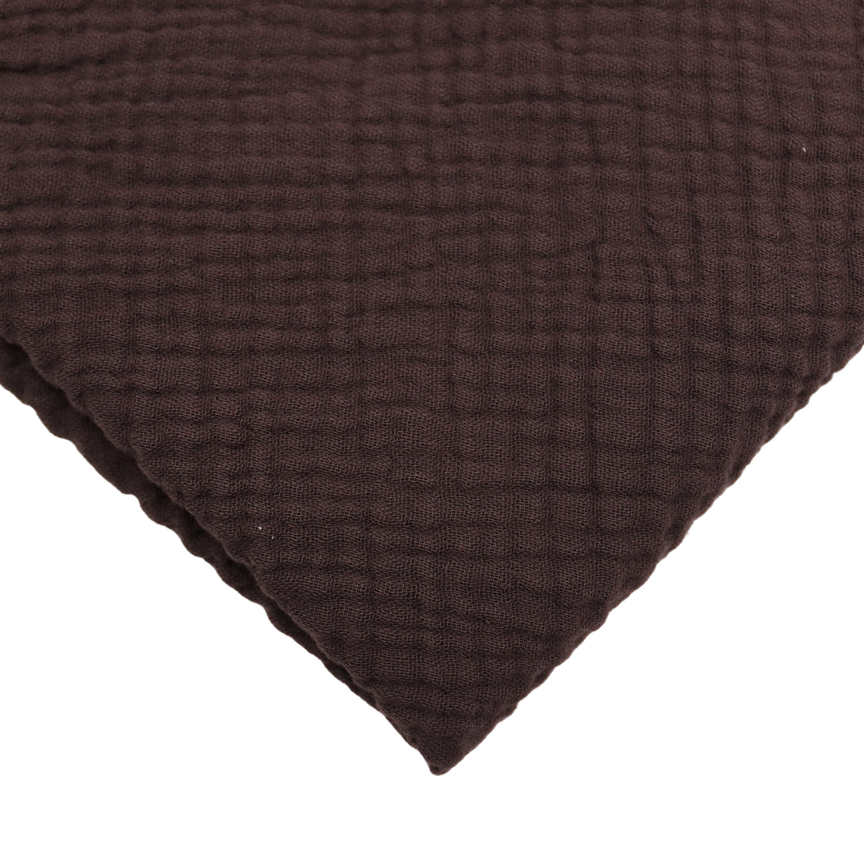 MIRROSI Dreieckstuch Aus Musellin Dreiecksschal ca.190x80 cm, Made in Italy, (Leicht ideal für das ganze Jahr, 100% Baumwolle), in tollen Farben Unifarben)