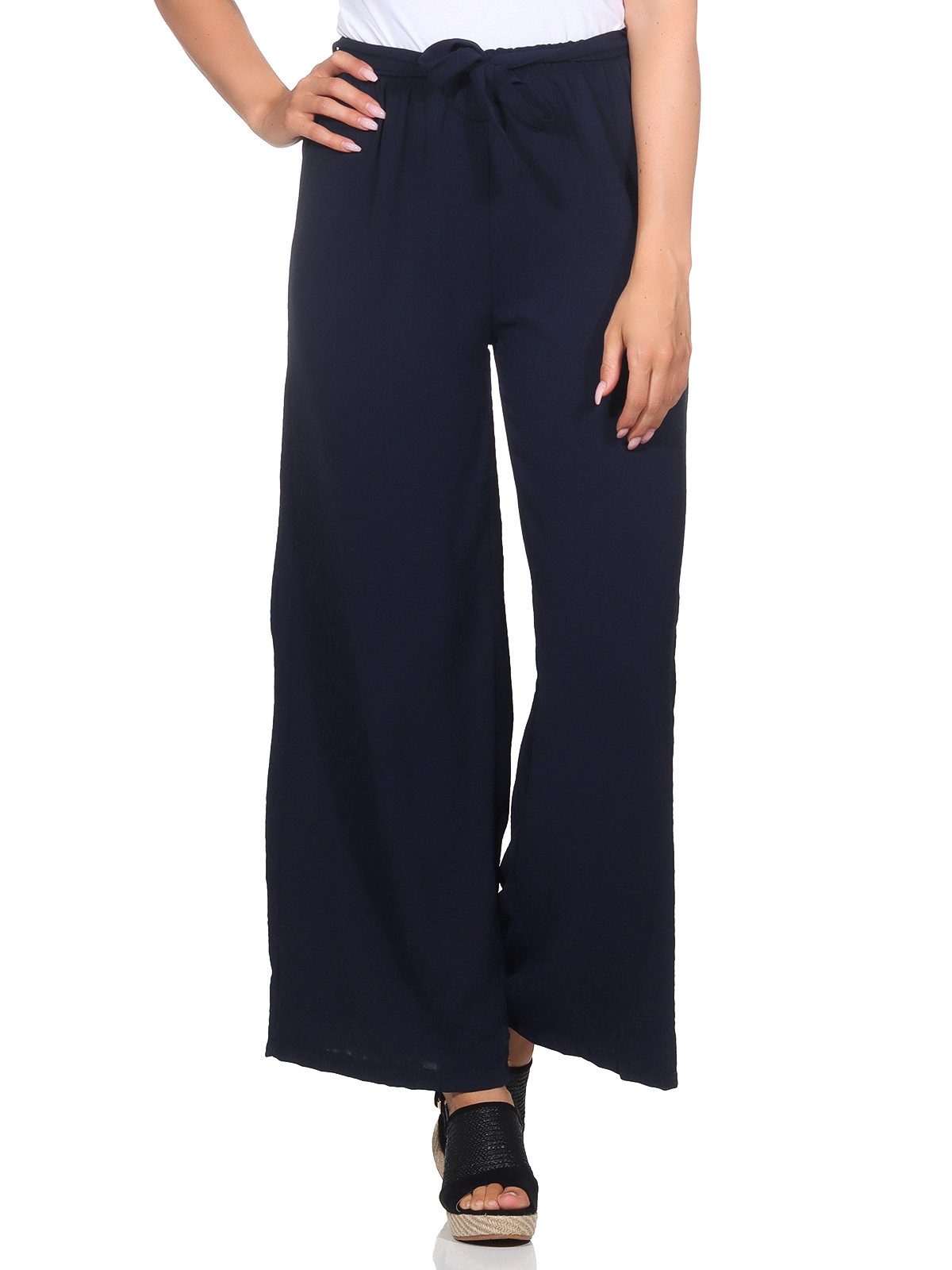 simaranda Palazzohose Damen Hose 182 Dunkelblau