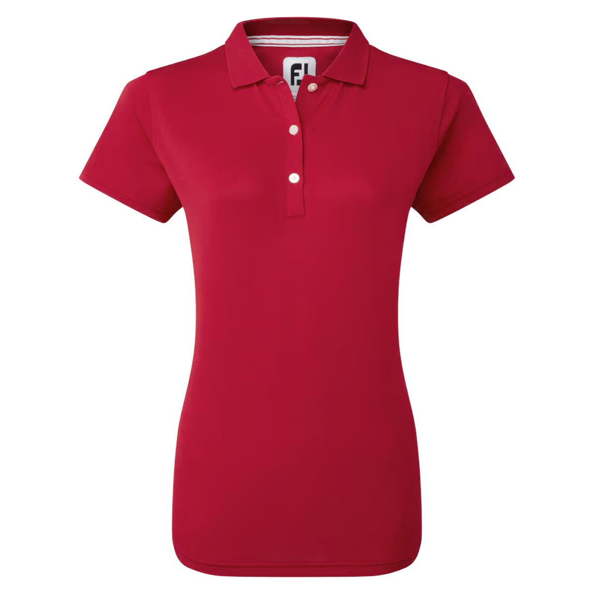 FOOTJOY Poloshirt FootJoy Polohemd Pique Solid Stretch Rot Damen EU M