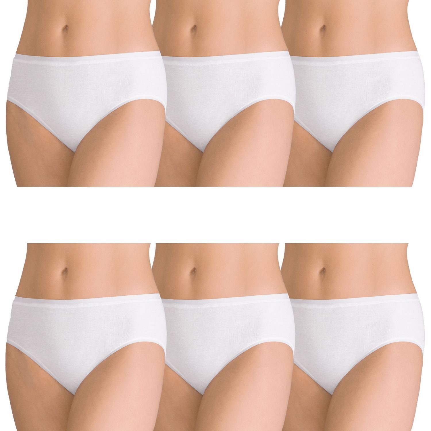 Pompadour Slip Vita Donna In Cotone Ed Elastan, Confezione Da 5 – Morbidi E Comodi, Intimo Quotidiano In Jersey