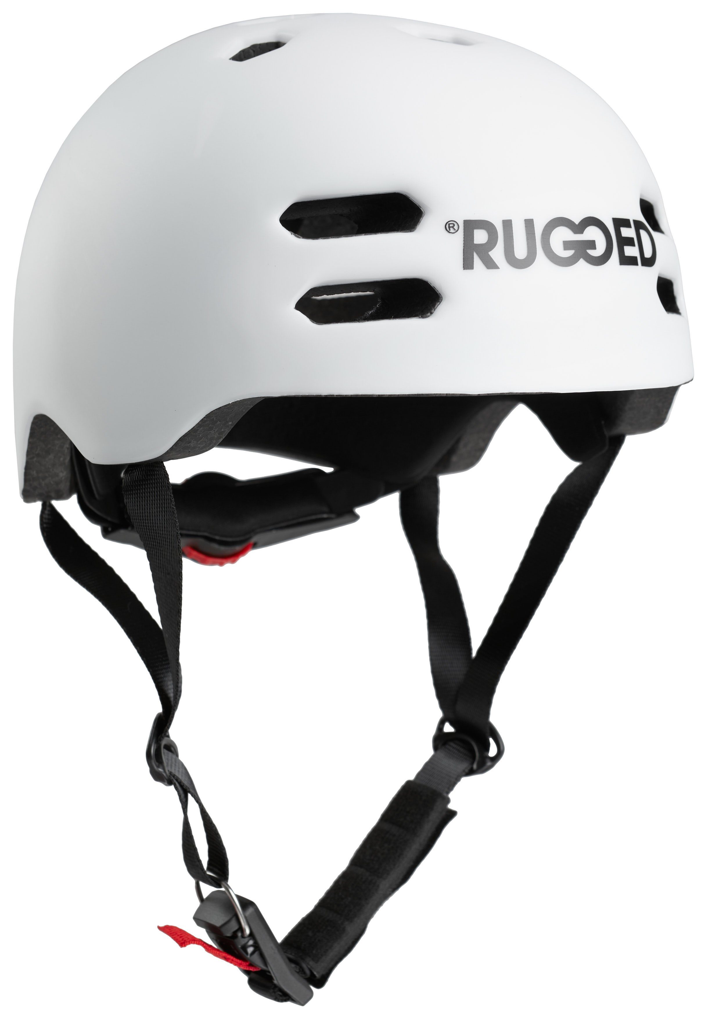 Rugged Stuntscooter Rugged in Mold Stunt-Scooter/Skater Helm weiß S (53-55cm)