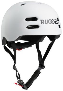 Rugged Stuntscooter Rugged in Mold Stunt-Scooter/Skater Helm weiß M (55-58cm)