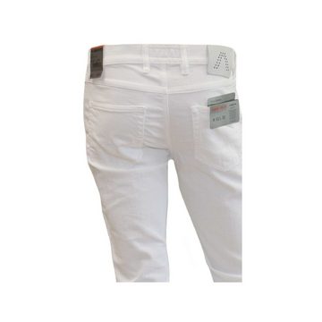 Alberto 5-Pocket-Jeans weiß (1-tlg)