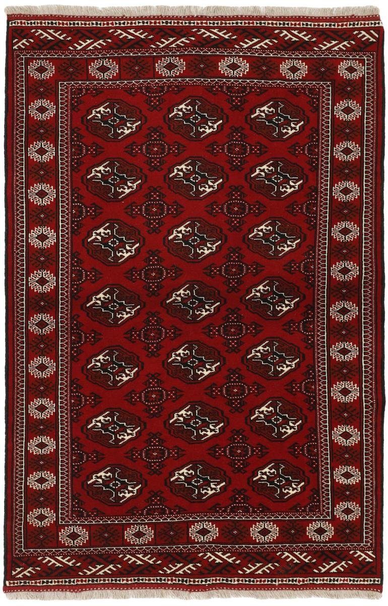 Orientteppich Turkaman 133x202 Handgeknüpfter Orientteppich / Perserteppich, Nain Trading, rechteckig, Höhe: 6 mm