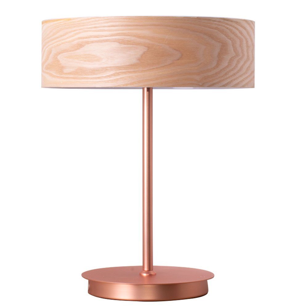 Paulmann Beistell Lampe Leuchtmittel Tischleuchte, Nacht-Licht Leuchte Kupfer Holz Ess Tisch inklusive, Zimmer nicht
