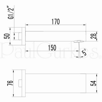 PaulGurkes Waschtischarmatur PGSETFA7J34K163c