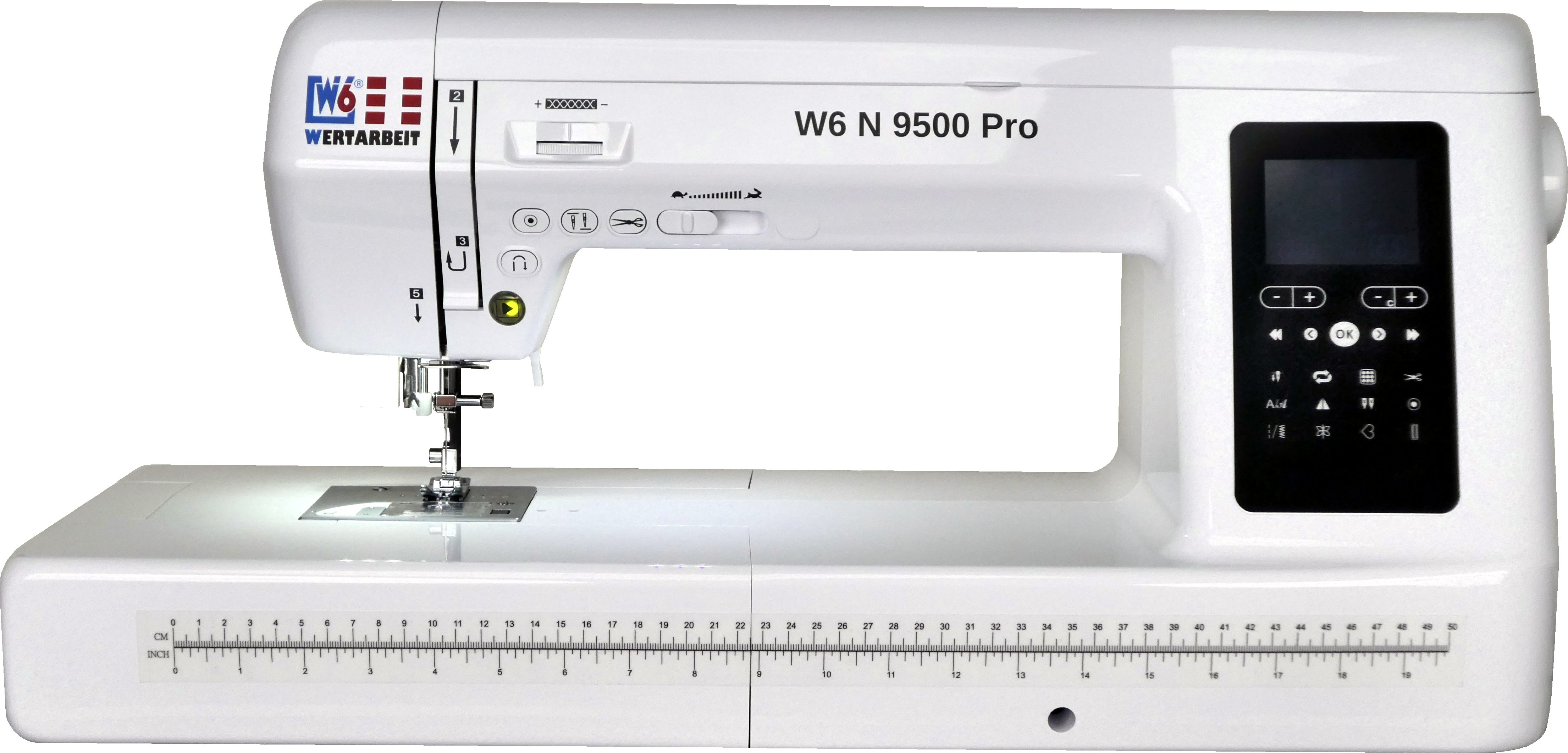 W6 WERTARBEIT Freiarm-Nähmaschine W6 N 9500 Pro, 400 Programme, mit viel Zubehör