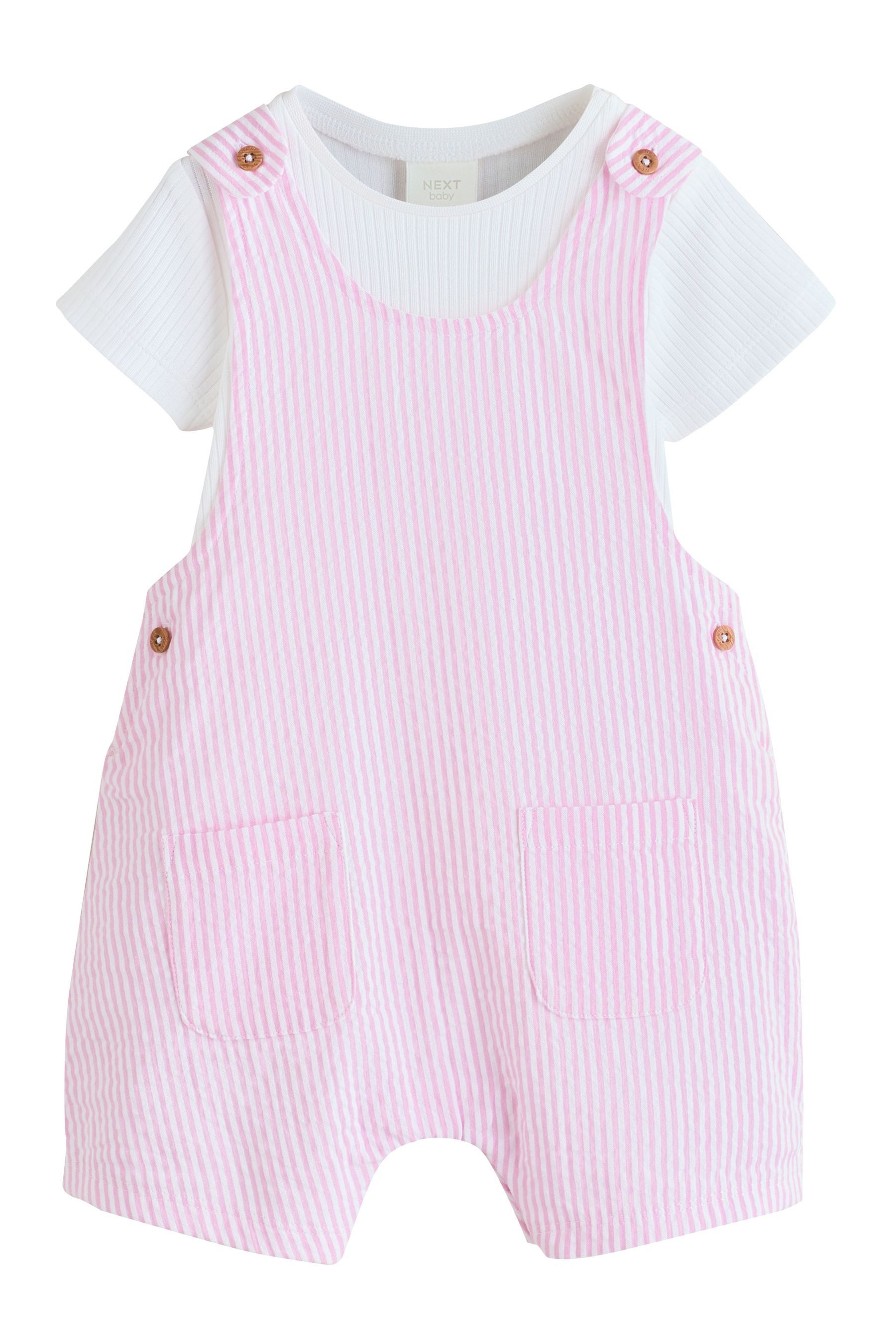 Next Body & Hose Baby-Latzhose und Bodysuit im 2-teiligen Set (2-tlg)
