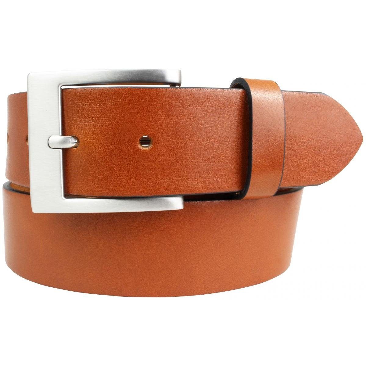 BELTINGER Ledergürtel Hochwertiger Jeansgürtel aus Für cm Herren Vollrindleder - 4 Damen Tabac 40m