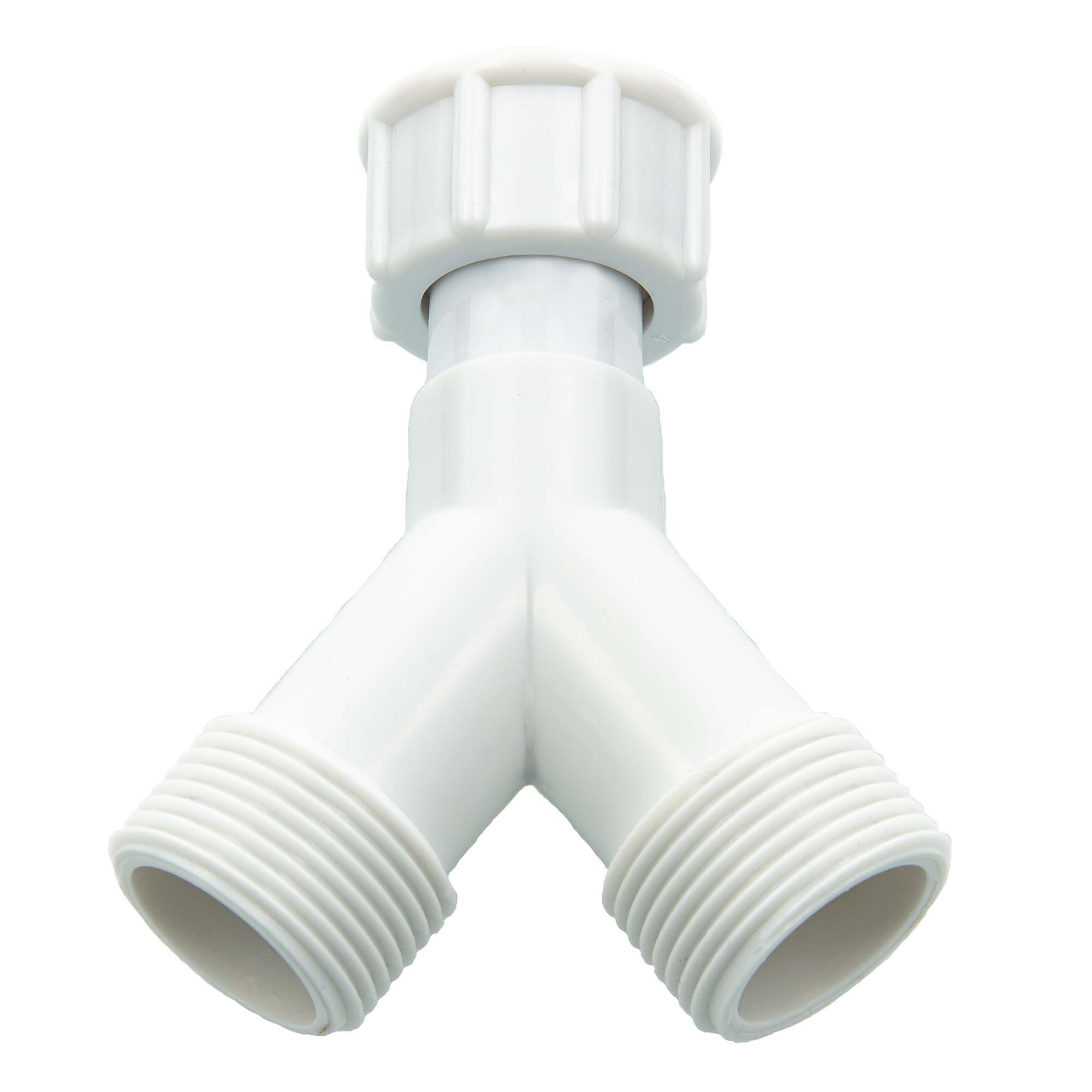 tecuro Gewindefitting 2-Wege Y-Verteiler Gabelstück allseitig 3/4 Zoll AG/AG/IG