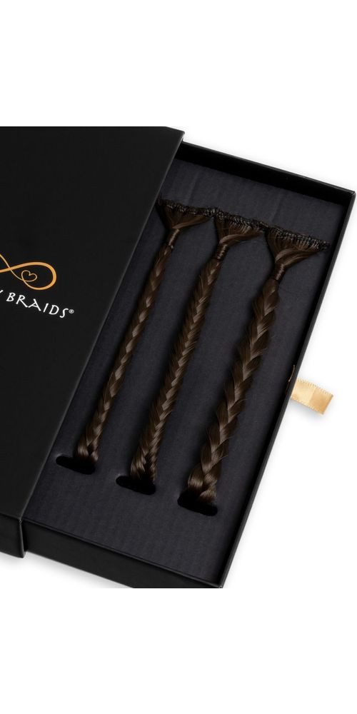 Infinity Braids Kunsthaar-Extension Infinity Braids Infinity Braidies Mocha-Chino