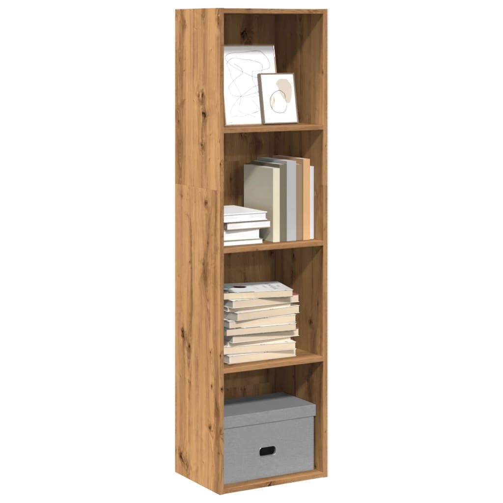 vidaXL Bücherregal NA Bücherregal Artisan-Eiche 40x30x152 cm Spanplatte