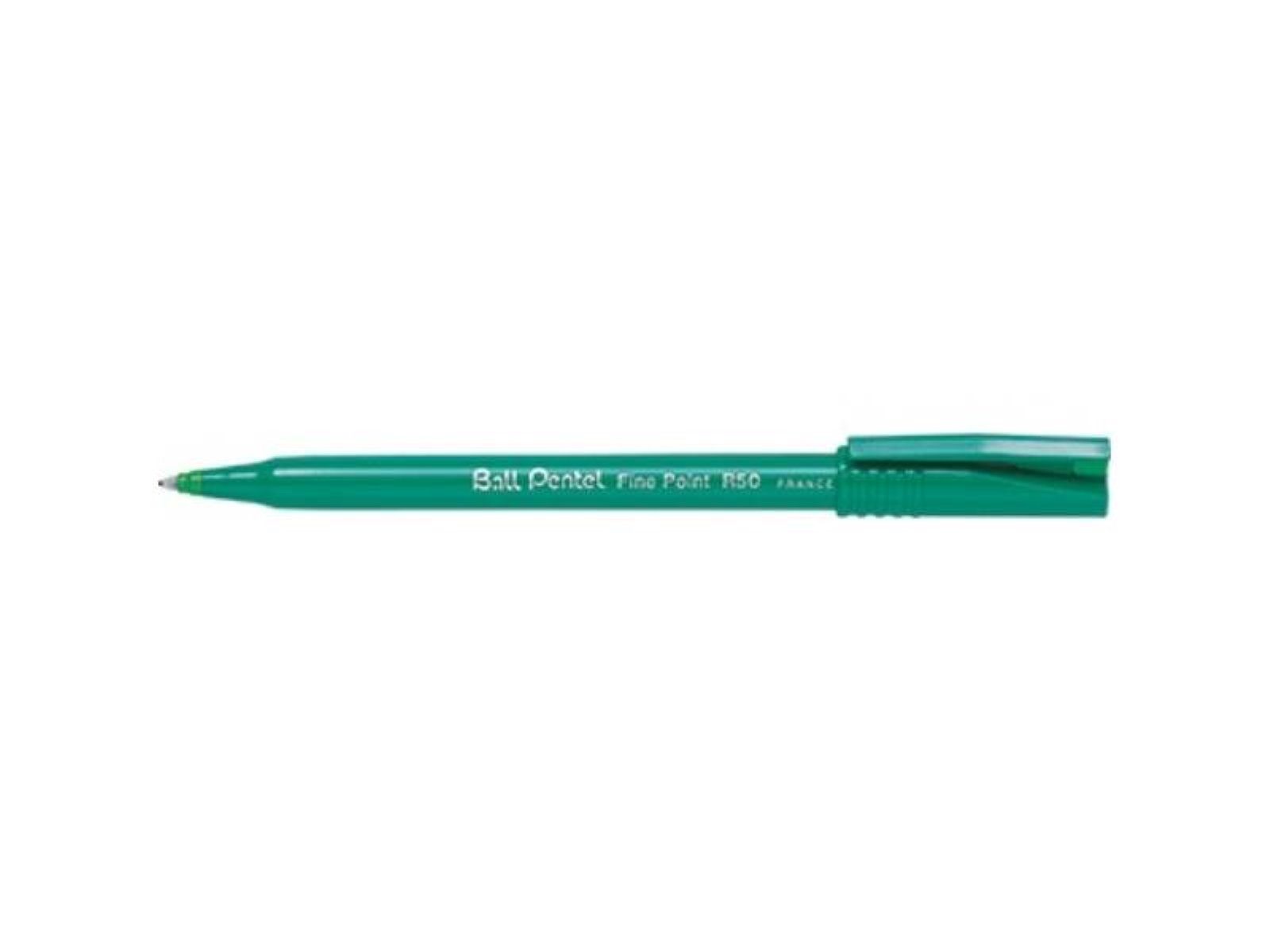 Tintenroller Pentel Tintenroller Ball R50-D 0,4mm Kappenmodell grün