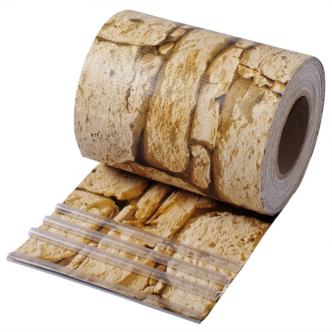 Woltu Sichtschutzstreifen, 450g/m² PVC Sichtschutz, 35 m Rolle, 19 cm Höhe günstig online kaufen