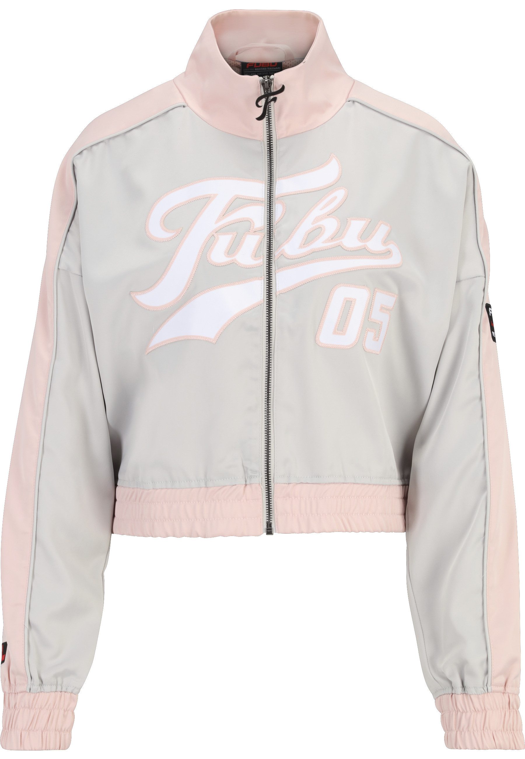 Fubu Allwetterjacke Fubu Damen FW221-012-1 Fubu Satin Track Transition Jacket (1-St)