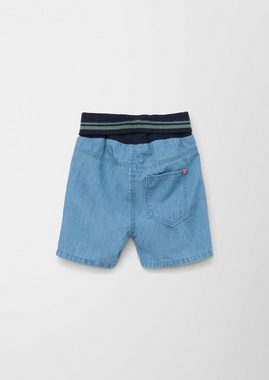 s.Oliver Shorts Jeans-Shorts / Regular Fit / High Rise / Straight Leg Stickerei
