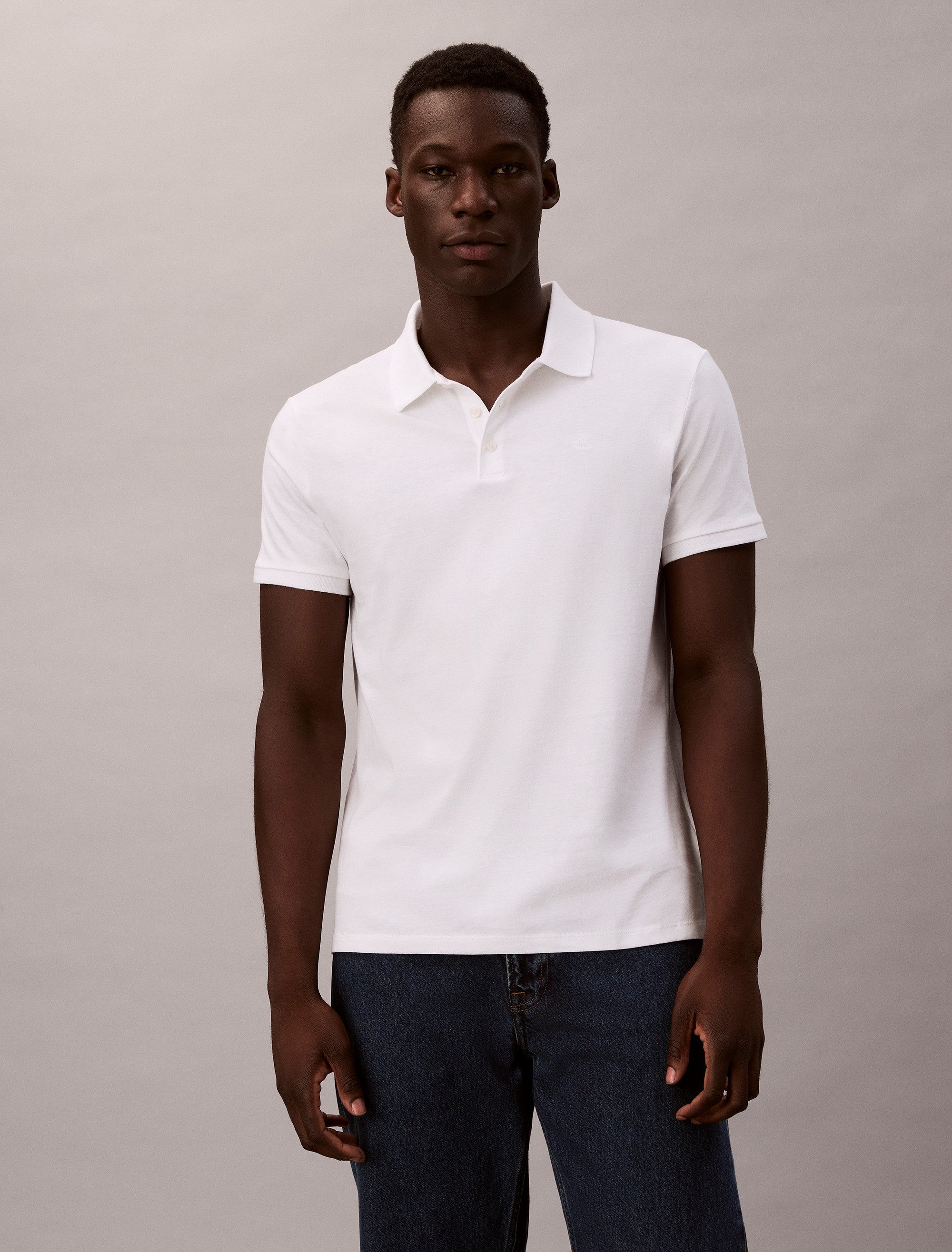 Calvin Klein Jeans Poloshirt CLASSIC MONOGRAM normale Passform, basic, Logo günstig online kaufen