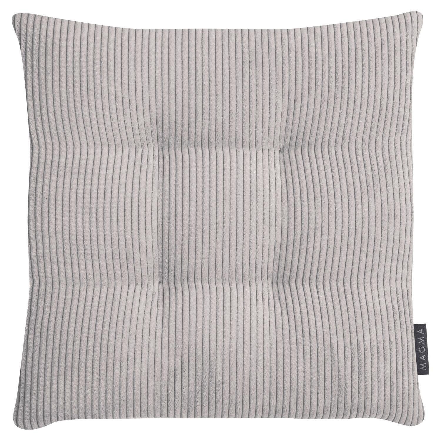 Magma Heimtex Stuhlkissen Sitzkissen INGA, Grau, B 35 cm, L 35 cm