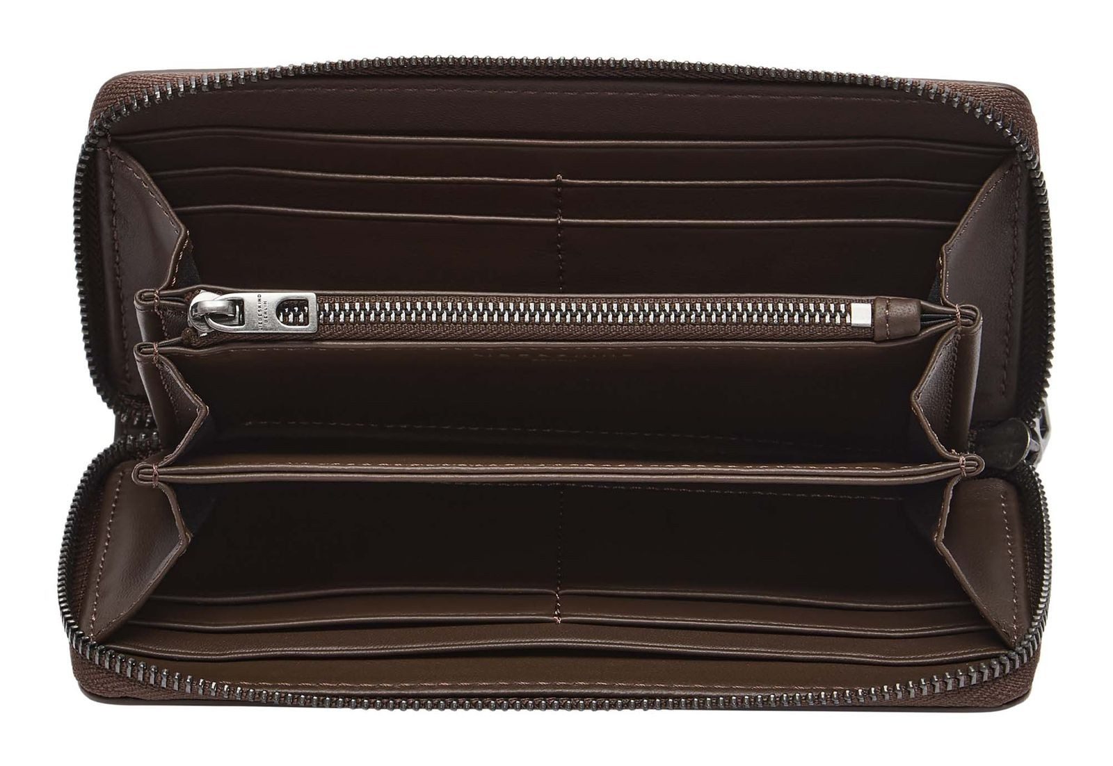Liebeskind Berlin Geldbörse Zip Around Wallet, aus echtem Leder mit RFID-Blocker Schutz