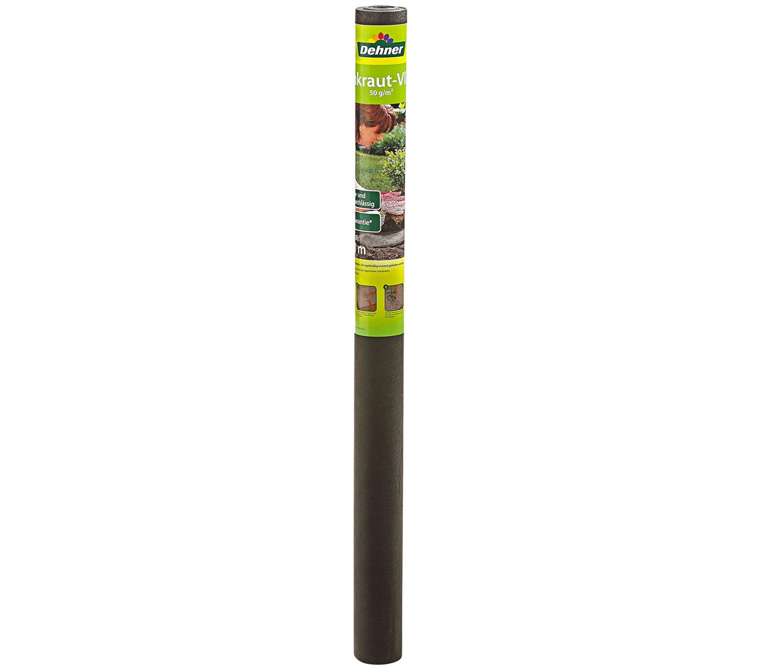 Dehner Unkrautvlies Garten Unkraut-Vlies, ca. 15 x 1 m, braun, Natürliche Lösung, stoppt Unkraut