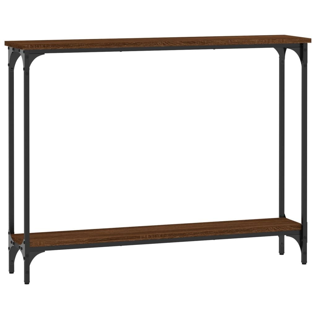 vidaXL Beistelltisch Konsolentisch Braun Eichen-Optik 100x22,5x75 günstig online kaufen
