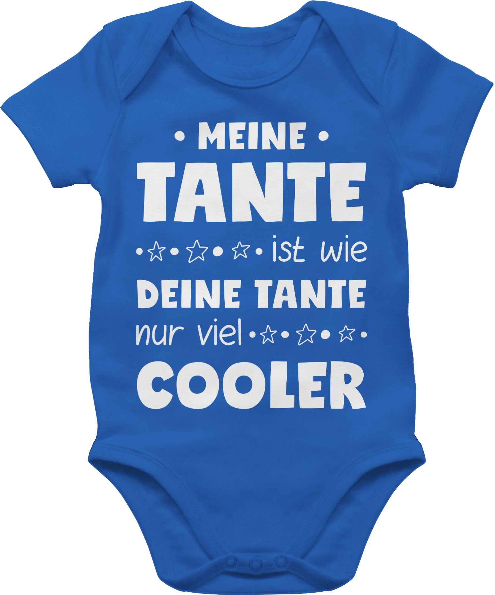 Shirtracer Shirtbody »Meine Tante ist wie deine nur viel cooler weiß