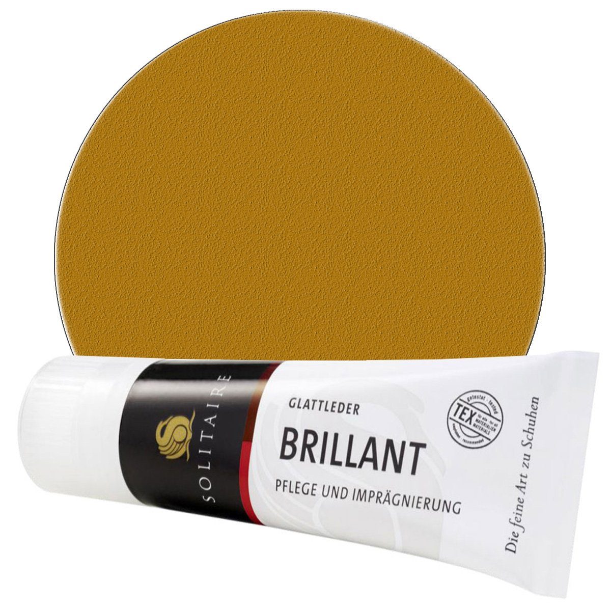 Solitaire Schuhputzbürste Solitaire Brillant Creme 75ml Farbauffrischung