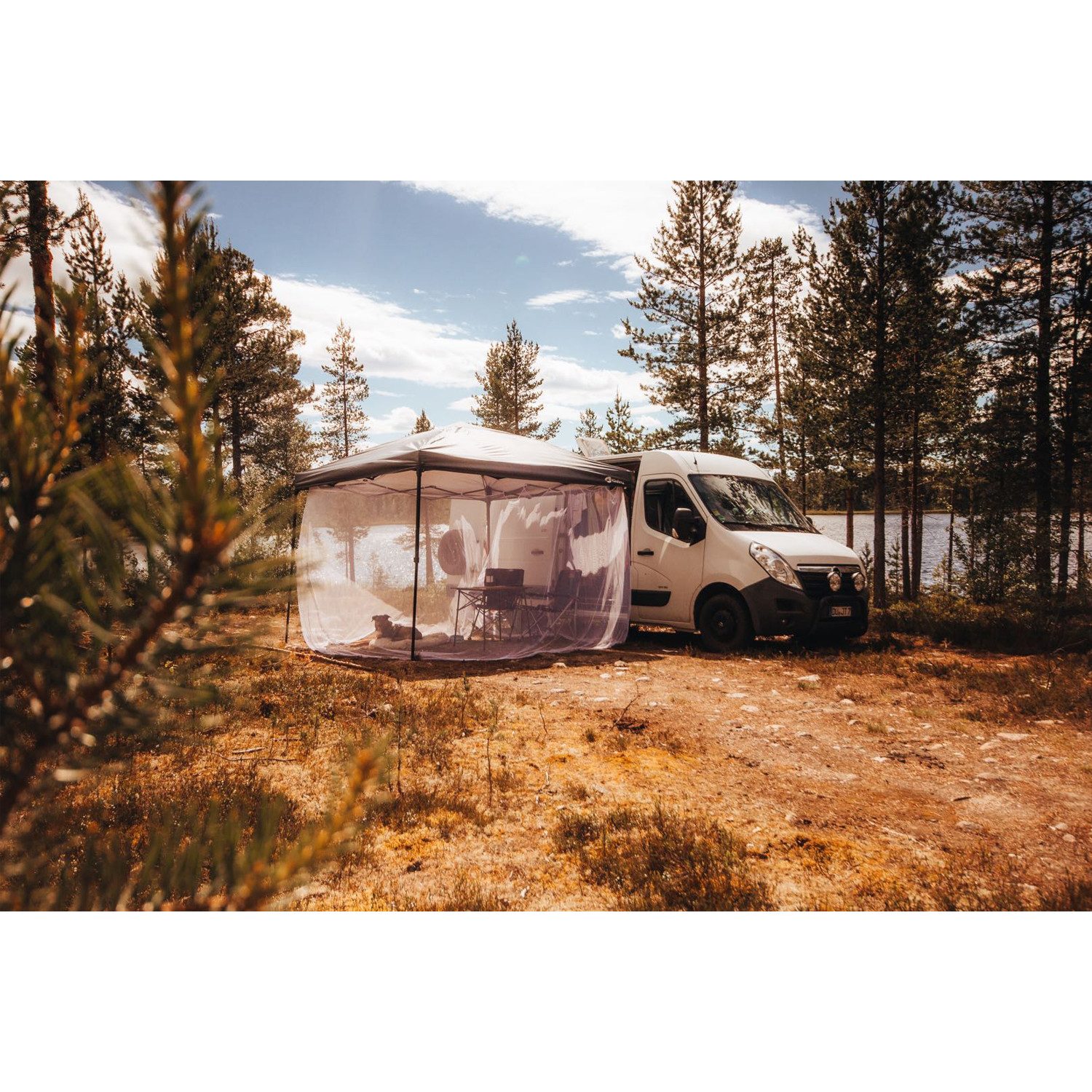 Sekey Moskitonetz Insektenschutz Fliegengitter für Pavillon 3x3m, mit Reißv günstig online kaufen