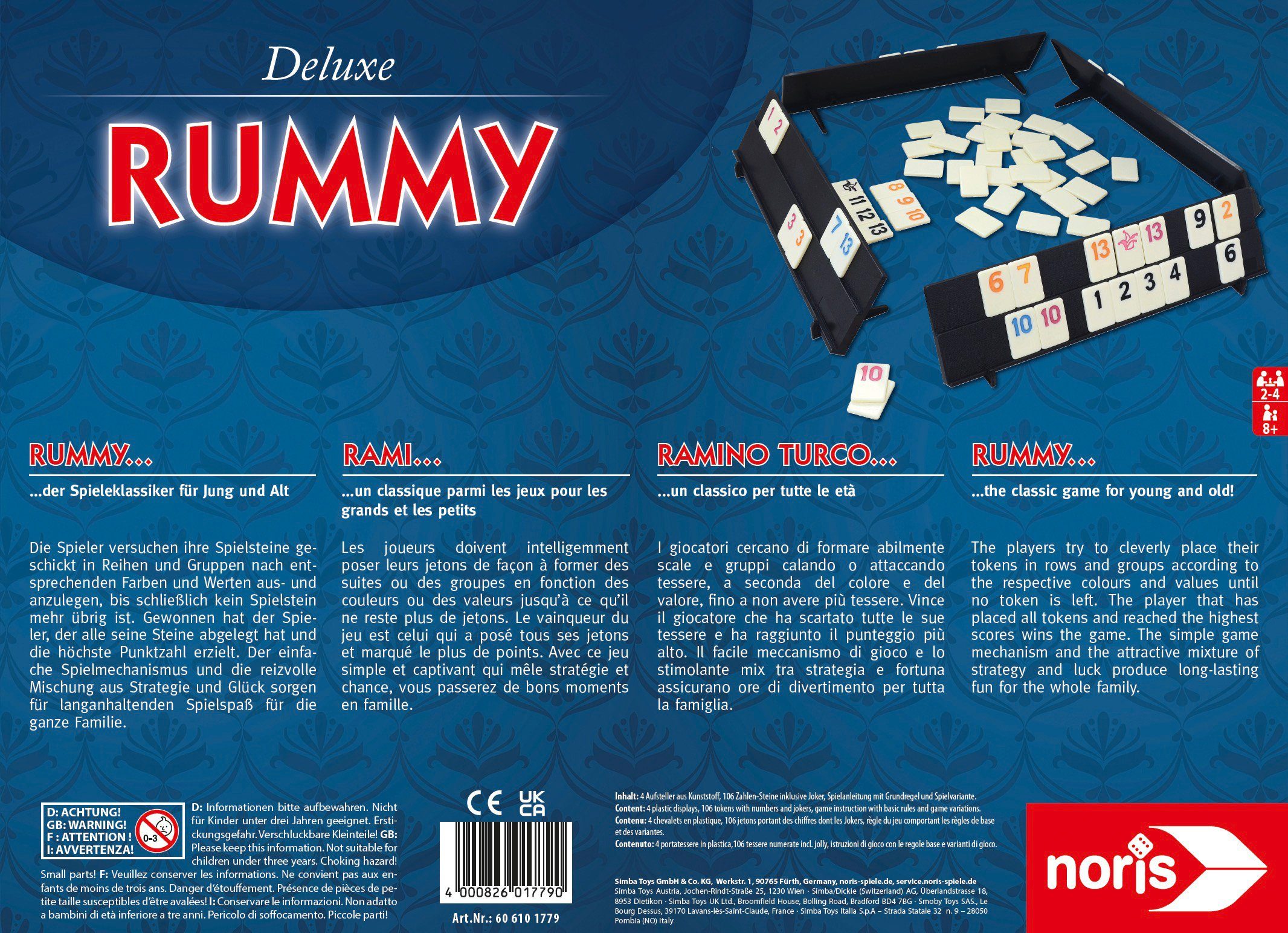 Noris Spiel Deluxe-Set Rummy