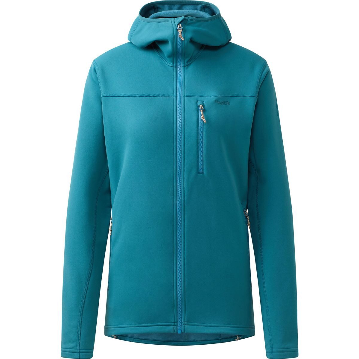 Haglöfs Fleecejacke Rosson Mid Hood Women Vielseitige Damen-Fleecejacke mit Kapuze, ideal für
