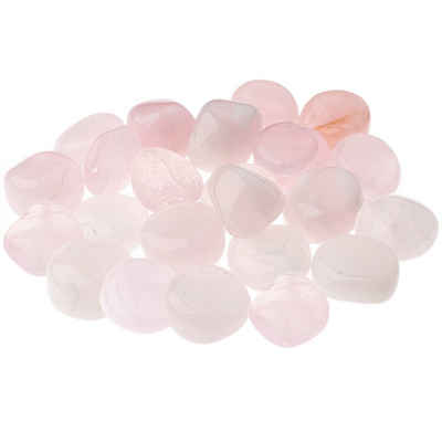 NKlaus Mineralstein 900g Rozenquarz Edelstein 30 - 40 mm Heilsteine zart rosa Mineral Dek