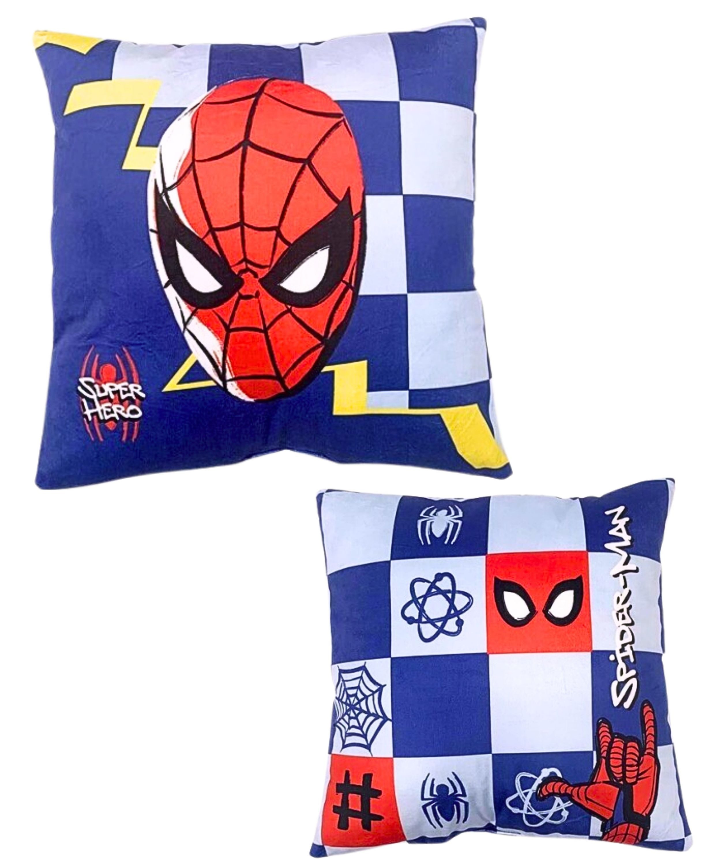 Spiderman Dekokissen Marvel, Kinder Kuschelkissen 40 x 40 cm