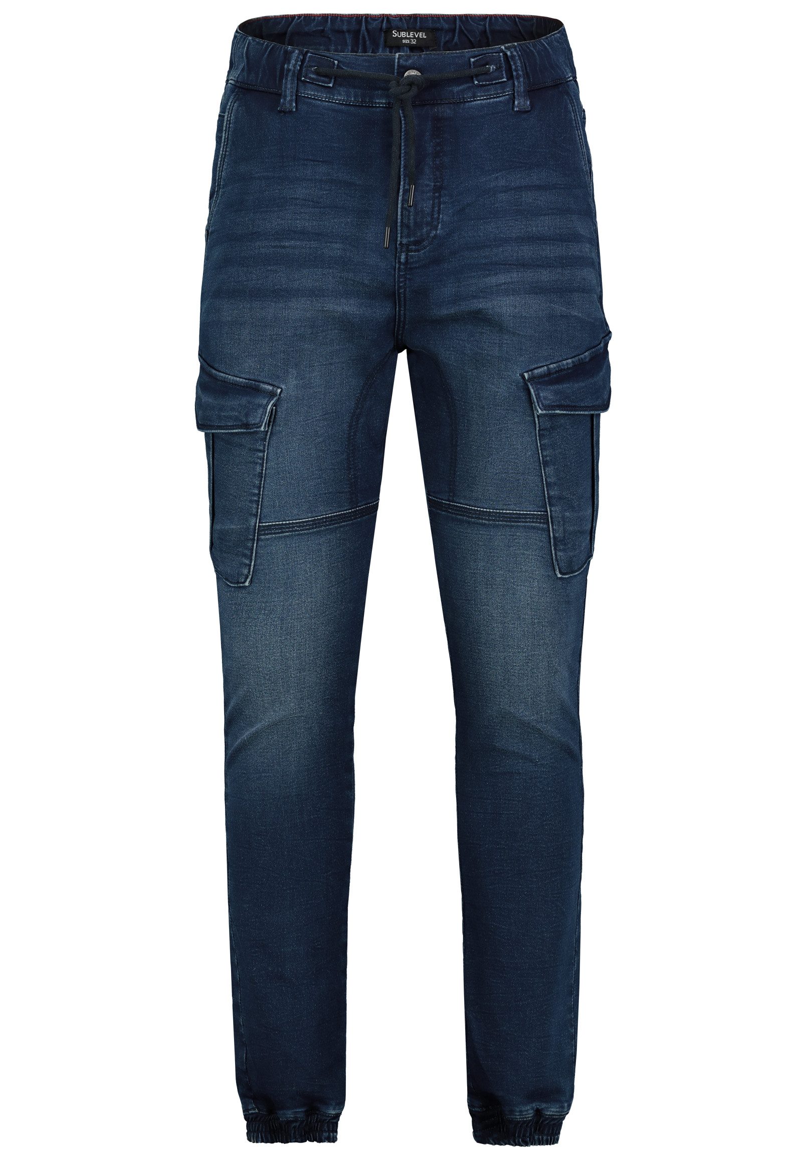 SUBLEVEL Regular-fit-Jeans Jogging Jeans mit Seitentaschen günstig online kaufen
